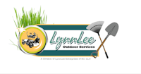 the logo for lynn lee outdoor services